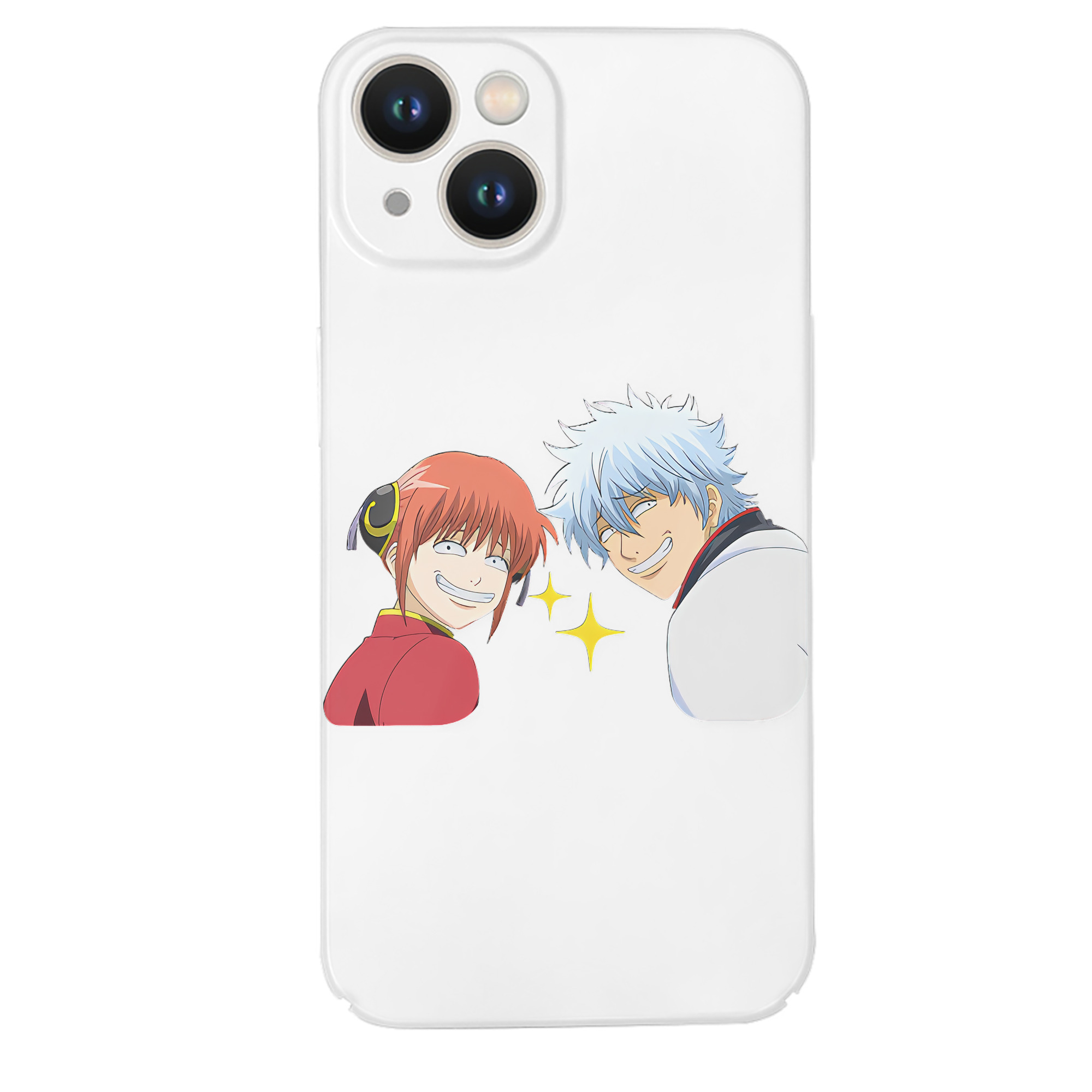 （画像用） ぎんたま 坂田銀時（さかたぎんとき） 神楽 志村新八（しむら しんぱち） GINTAMA Sakata Gintoki Kagura Shimura Shinpachi 【iPhone 14シリーズ対応】ハードケース